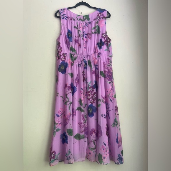 Talbots Purple Floral Maxi Dress - Picture 4 of 4